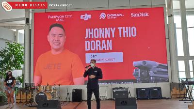 Jhonny Thio Doran, CEO PT Doran Sukses Indonesia (Doran Gadget).
