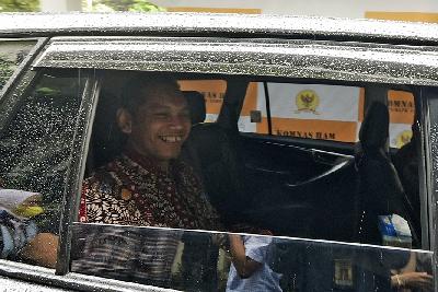 Wakil ketua KPK Nurul Gufron di kantor Komisi Nasional Hak Asasi Manusia, Jakarta, 17 Juni 2021. TEMPO/Imam Sukamto