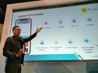 Wakil Direktur Utama PLN, Darmawan Prasodjo pa peluncuran aplikasi layanan pelanggan New PLN Mobile di Jakarta, 20 Desember 2020. pln.co.id