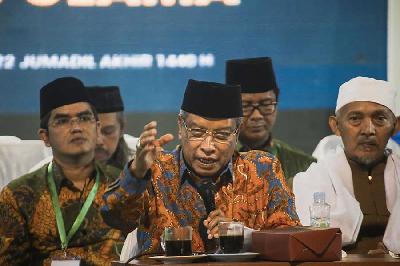 Ketua Umum Pengurus Besar Nahdlatul Ulama KH Said Aqil Siroj. TEMPO/M Taufan Rengganis