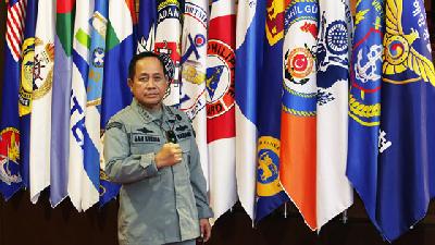 Kepala Badan Keamanan Laut (Bakamla) RI, Laksamana Madya TNI Aan Kurnia di kantor Bakamla RI, Jakarta, 7 Desember 2021/TEMPO/M Taufan Rengganis