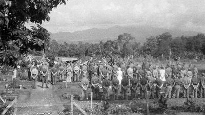 Pemakaman warga negara Belanda di Menteng Pulo, November 1946. Nationaal Archief.NL/Nigis
