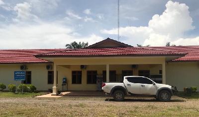 Kantor PT Rambang Agro Jaya di Kabupaten Ogan Kemering Ilir, Sumatera Selatan. Foto : Alwi Alim