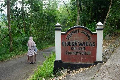 Suasana Desa Wadas di Purworejo, Jawa Tengah, 9 Februari 2022. TEMPO/Shinta Maharani