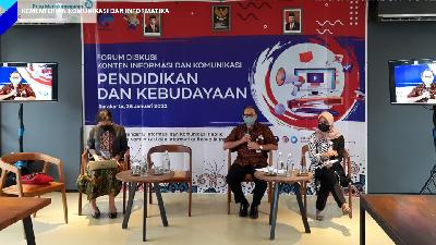 Forum Diskusi Konten Informasi dan Komunikasi Pendidikan dan Kebudayaan, Surakarta, 28 Januari 2022.