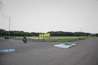 Lahan yang akan dibangun Jakarta International E-Prix Circuit (JIEC) di Taman Impian Jaya Ancol, Jakarta, 29 Desember 2021. TEMPO/M Taufan Rengganis
