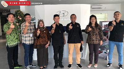 PT Bank KB Bukopin Tbk (Persero) dan Hyundai Motor Indonesia cabang Palembang melakukan kerja sama dalam pembiayaan purchase order kendaraan.