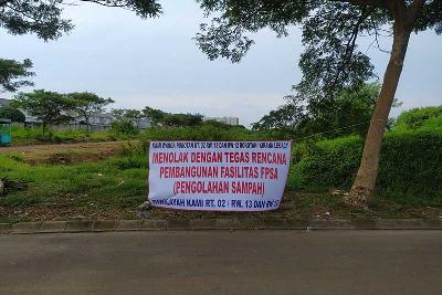 Lokasi yang akan Fasilitas Pengolahan Sampah Antara (FPSA) di Rorotan, 21 Februari 2022. Tempo/Indra Wijaya