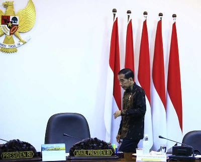 Presiden Joko Widodo di Kantor Presiden, kompleks Istana Kepresidenan, Jakarta, 23 Januari 2019. TEMPO/Subekti