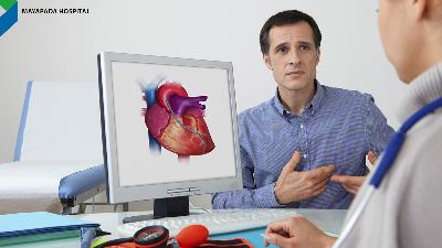 Ilustrasi pemeriksaan penyakit jantung.