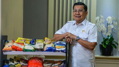 Kepala Badan Pangan Nasional Arief Prasetyo Adi di Kementerian Pertanian, Jakarta, 25 Maret 2022. 
TEMPO/Tony Hartawan
