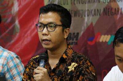 Kepala Advokasi Lembaga Bantuan Hukum (LBH) Jakarta, Nelson Nikodemus Simamora. TEMPO/M. Taufan Rengganis