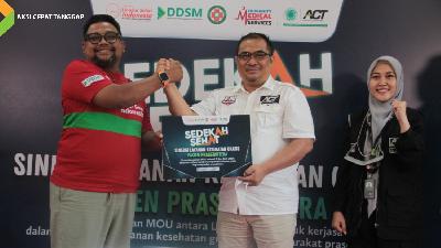 Aksi Cepat tanggap berkolaborasi dengan Lingkar Sehat Indonesia Dinamika Daya Sarana Medika (LSI DDSM) dalam meluaskan pelayanan kesehatan untuk masyarakat prasejahtera.