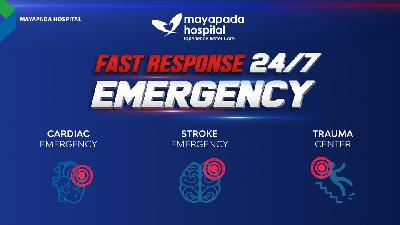 Banner Mayapada Hospital Fast Response 24/7 Emergency.