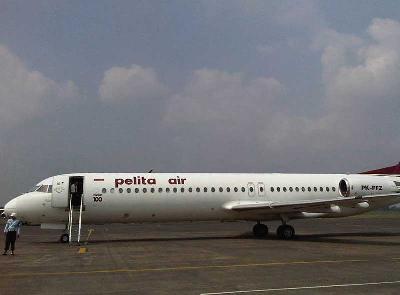 Pesawat Pelita Air di Jakarta. Dok Tempo/Panca Syurkani