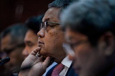 Gubernur Bank Indonesia (BI) Perry Warjiyo di gedung BI, Jakarta. TEMPO/Tony Hartawan