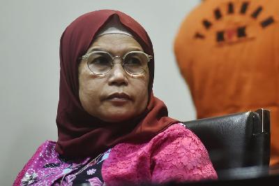 Wakil ketua KPK, Lili Pintauli Siregar di gedung Komisi Pemberantasan Korupsi, Jakarta, 24 Maret 2022. TEMPO/Imam Sukamto