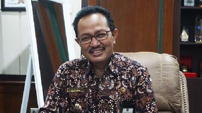 Wakil Walikota Yogyakarta, Heroe Poerwadi  di Balaikota Yogyakarta,  12 April 2022/TEMPO/Shinta Maharani