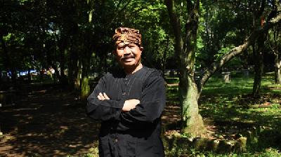 Ketua Umum DPP APDESI 2021-2026, Arifin Abdul Majid, di Bandung, Jawa Barat, 15 April 2022/TEMPO/Prima mulia