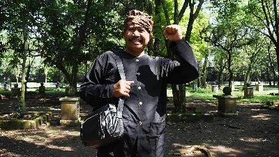 Arifin Abdul Majid, chair of the Indonesian Association of Village Administrations, in Bandung, West Java, on April 15, 2022. TEMPO/Prima mulia