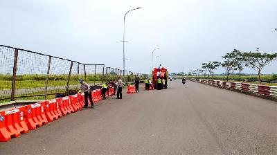 Lokasi trek street race di BSD, Tangerang Selatan, Banten, 18 April 2022. TEMPO/Muhamnad Kurnianto