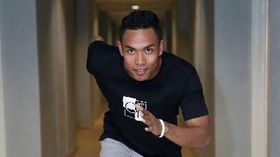 Sprinter Indonesia, Lalu Muhammad Zohri  di Jakarta, 7 Agustus 2019. TEMPO/M Taufan Rengganis