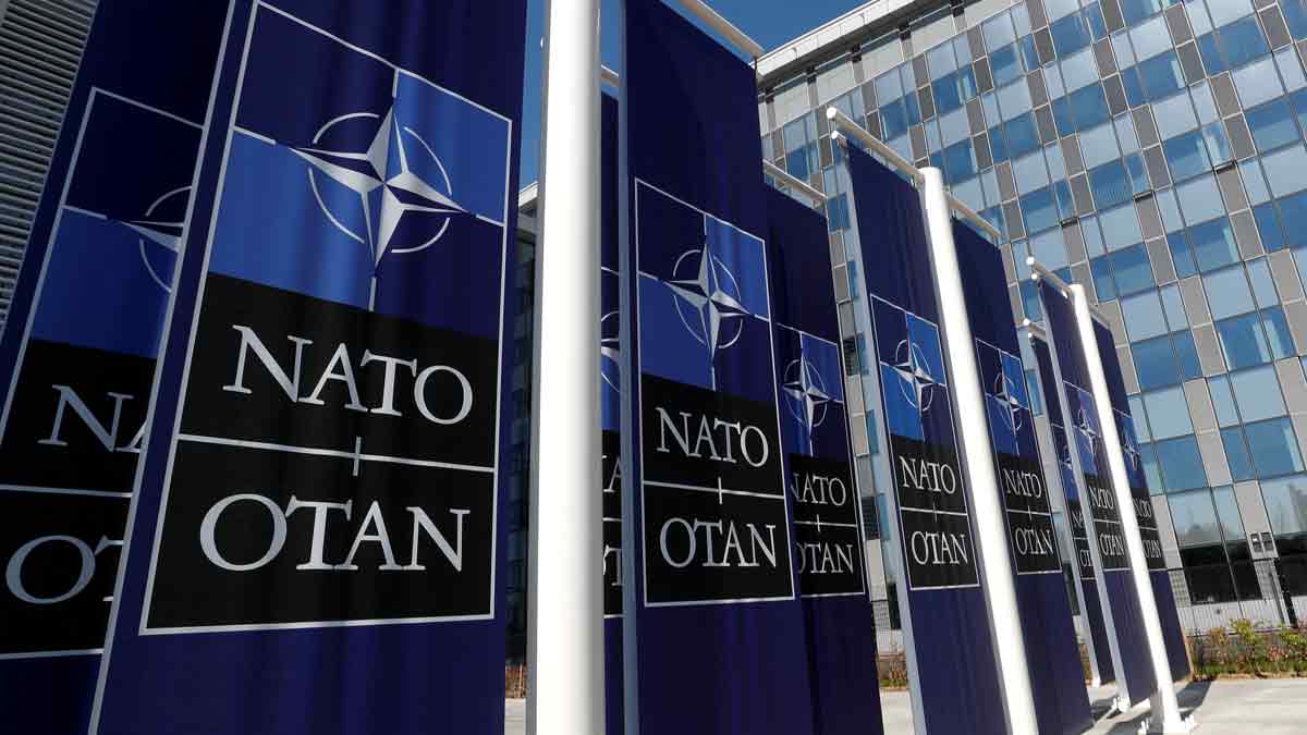Markas besar NATO di Belgia, April 2018.  REUTERS/Yves Herman/File Photo