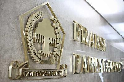 Ruangan Fraksi Partai Golkar, gedung Nusantara I, kompleks gedung MPR/DPR/DPD, Senayan, Jakarta. Dok Tempo/Dhemas Reviyanto Atmodjo
