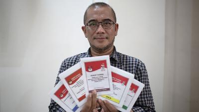 Ketua Komisi Pemilihan Umum (KPU) Republik Indonesia, Hasyim Asy'ari di Jakarta, 19 Mei 2022/TEMPO / Hilman Fathurrahman W