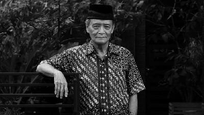 Ahmad Syafii Maarif, di Sleman, Yogyakarta, 27 Februari 2015. Dok. TEMPO/Aditia Noviansyah