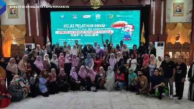 Kelas Pelatihan UMKM Digital Marketing Go Nusantara: UMKM Go Digital Bangkit Bersama KKP X Gojek, Selasa, 24 Mei 2022.