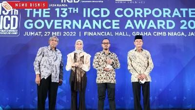 Jasa Marga meraih dua penghargaan dalam ajang The 13th Indonesian Institute for Corporate Directorship (IICD) Corporate Governance Conference and Award 2022.