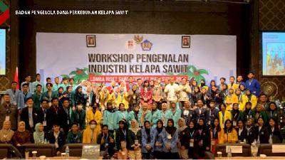 Workhop Pengenalan Industri Kelapa Sawit Lomba Riset Sawit Tingkat Mahasiswa 2022, 7-8 Juni 2022.