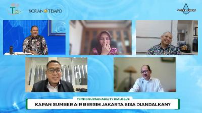 Webinar, Kapan Sumber Air Bersih Jakarta Bisa Diandalkan?, Rabu, 8 Juni 2022.