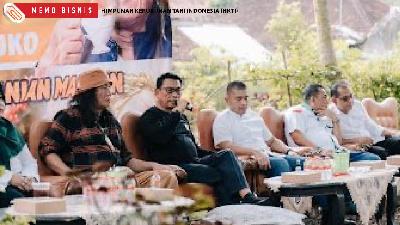 Diskusi Ketahanan Pangan dengan narasumber Ketua HKTI Pusat Jenderal TNI (Purn.) Moeldoko, diikuti para petani Pangan - Holtikultura dan Para pendekar dari berbagai perguruan silat Madiun, 11 Juni 2022.