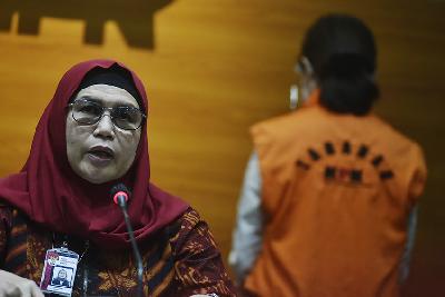 Wakil Ketua KPK, Lili Pintauli Siregar di gedung Komisi Pemberantasan Korupsi, Jakarta, 5 Februari 2021. TEMPO/Imam Sukamto
