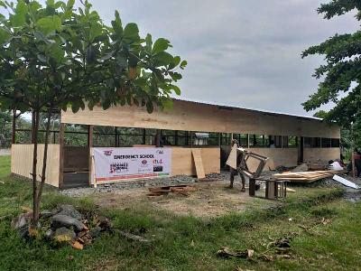 Pembangunan Madrasah Aliyah Negeri Sigi di Desa Karawana, Kecamatan Dolo, Kabupaten Sigi. Dok ACT