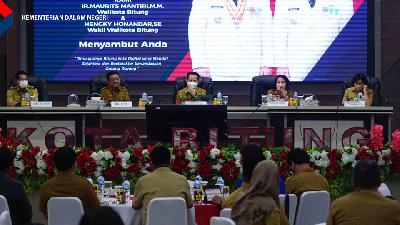 Rapat Koordinasi (Rakor) Forum Keuangan Daerah Se-Provinsi Sulawesi Utara, Selasa, 12 Juli 2022.