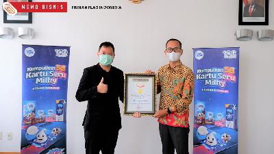FRISIAN FLAG® Milky Raih Penghargaan Museum Rekor Indonesia (MURI) untuk Lomba Menggambar secara Daring dengan Peserta Terbanyak.