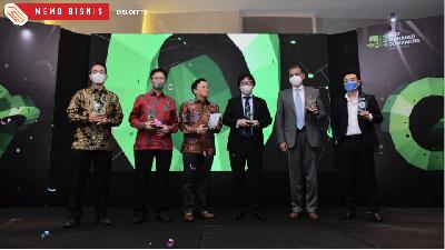 Para pemenang Program Penghargaan Best Managed Companies Indonesia, yang diselenggarakan oleh Deloitte Indonesia.