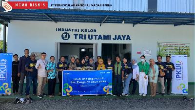 PT Permodalan Nasional Madani (PNM) invites PNM Mekaar customers for a comparative study on Moringa leaf processing by CV Tri Utami Jaya in Mataram on Friday, August 12, 2022.