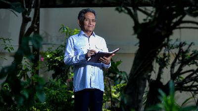 Kepala Badan Restorasi Gambut dan Mangrove Hartono  di Jakarta, 18 Agustus 2022. TEMPO/Tony Hartawan