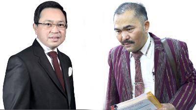 Arman Hanis (kiri) dan Kamaruddin Simanjuntak. (foto: hanisadvocates.com dan TEMPO/ Febri Angga Palguna)
