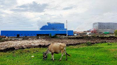 Nickel ore processing plant at Bantaeng Industrial Park, South Sulawesi, January 3.
Tempo/Irsyan Hasyim

