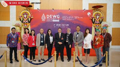 Digital Economy Working Group Meeting (DEWG) dan Digital Economy Ministerial Meeting (DEMM) yang berlangsung di Mulia Resort Hotel, Bali, 28 Agustus 2022.