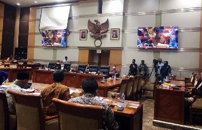 Dewan Pers menghadiri rapat dengar pendapat umum (RDPU) bersama Komisi III DPR di Gedung DPR, Jakarta, 23 Agustus 2022. Dokumentasi Dewan Pers