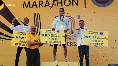 The champion of Maybank Marathon Male National Category.