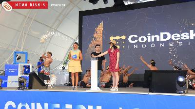 Peluncuran CoinDesk Indonesia pada acara Coinfest Asia di Canggu, Bali, 25 Agustus 2022. 