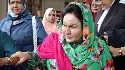 Rosmah Mansor, istri mantan Perdana Menteri Malaysia Najib Razak di Kuala Lumpur, Malaysia, Februari 2020. REUTERS/Lim Huey Teng/File Foto