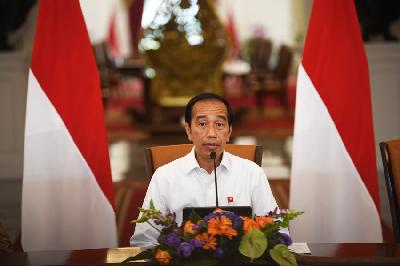 Presiden Joko Widodo di Istana Merdeka, Jakarta, 3 September 2022. ANTARA/Sigid Kurniawan